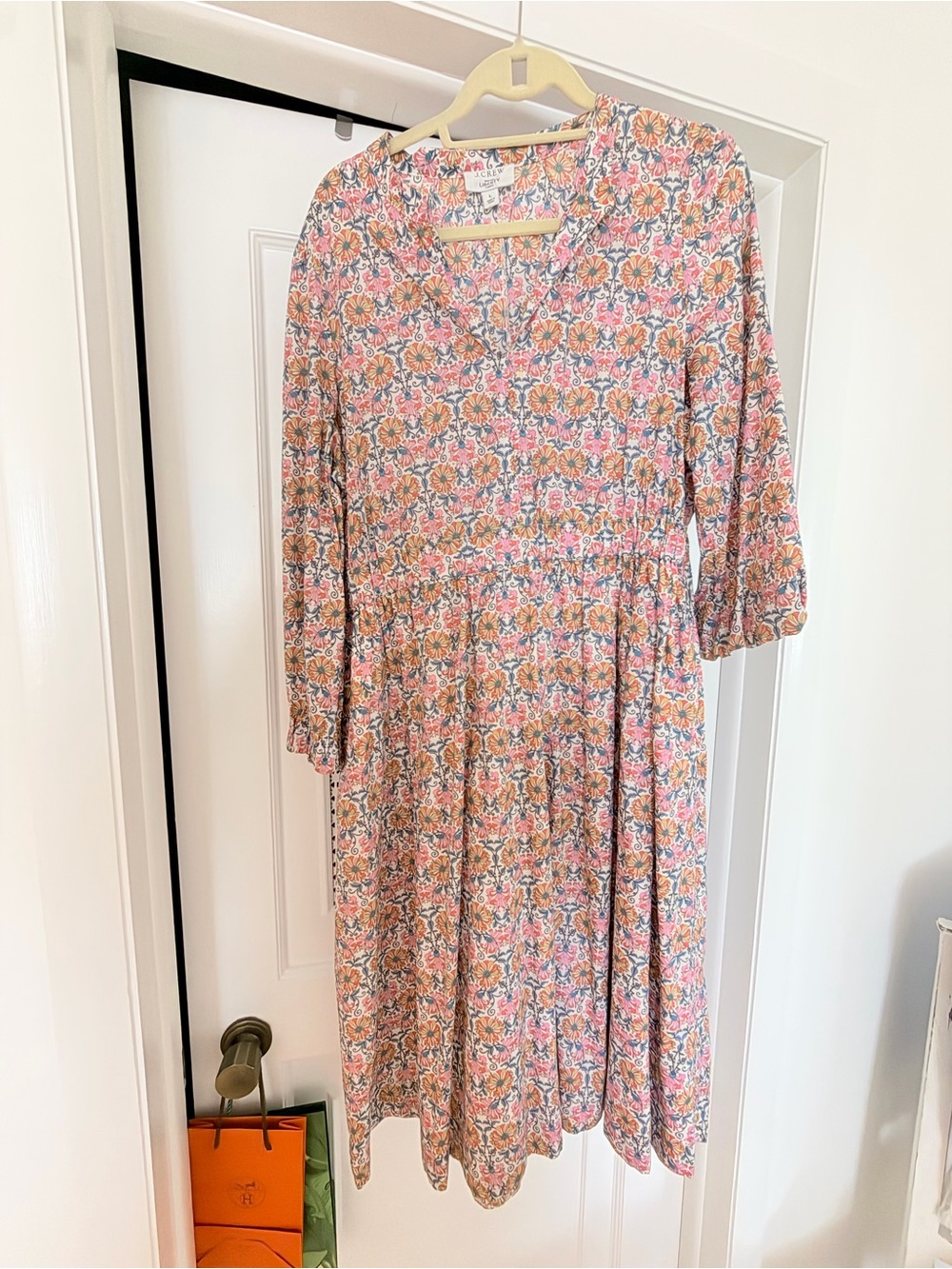 J.Crew Liberty Print Midi Dress